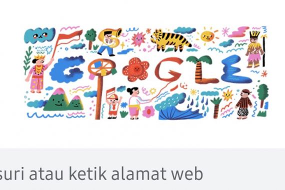 Rayakan HUT ke-75 Kemerdekaan RI, Google Doodle Bawa Pesan Keragaman - JPNN.COM