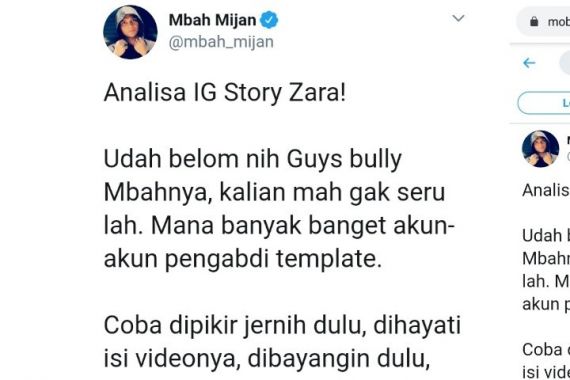 Analisa Mbah Mijan Soal Video Mesra Adhisty Zara dan Zaki Pohan - JPNN.COM