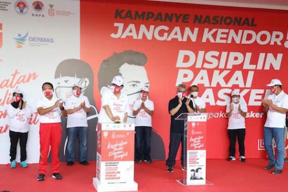 Menpora RI Hadiri Kampanye Nasional Gerakan Pakai Masker - JPNN.COM