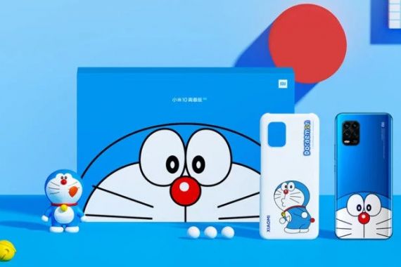 Imut, Ada Xiaomi Mi 10 Youth Bertema Doraemon, Sebegini Harganya - JPNN.COM