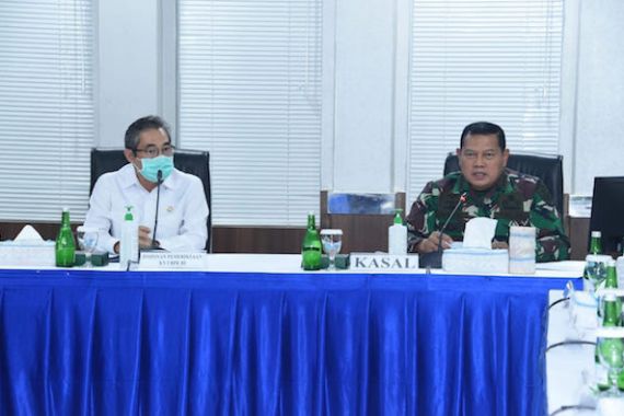 BPK RI Sampaikan Taklimat Awal Pengawasan dan Pemeriksaan UO TNI AL - JPNN.COM