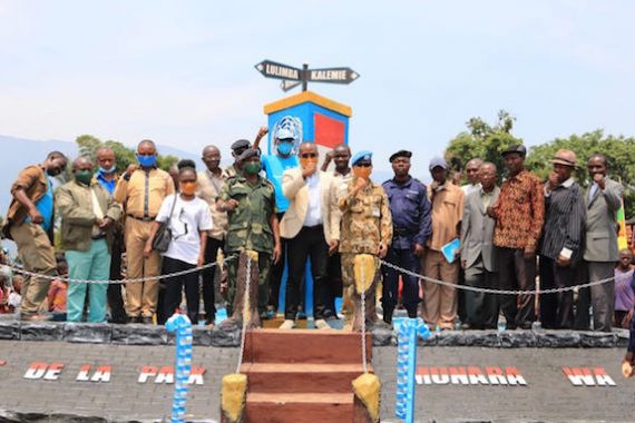 Keren, Satgas TNI Resmikan Monumen Perdamaian di Kongo - JPNN.COM