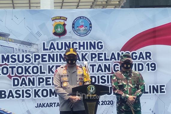 Polda Metro Jaya Luncurkan Tim Khusus Penindak Pelanggar Protokol Kesehatan - JPNN.COM