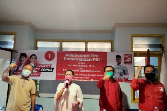 Pilkada Tangsel: PSI Luncurkan Tim Pemenangan untuk Muhamad-Saraswati - JPNN.COM