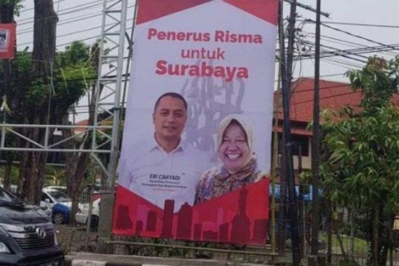 Ada Foto Bu Risma di APK Pilkada Surabaya, Boleh Enggak, ya? - JPNN.COM