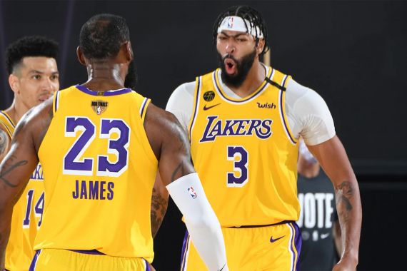 LA Lakers Terlalu Perkasa Buat Miami Heat di Gim Pertama NBA Finals - JPNN.COM