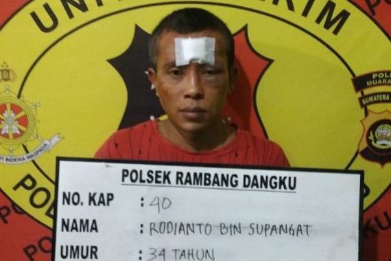 Enam Bulan Buron, Rodianto Ditangkap saat Pulang ke Rumah, Kakinya Langsung Ditembak Satu Kali - JPNN.COM