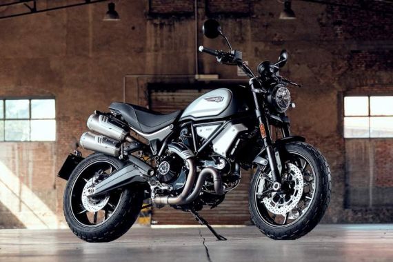 Gagahnya Sepeda Motor Ducati Scrambler 100 Dark Pro, Sebegini Harganya - JPNN.COM