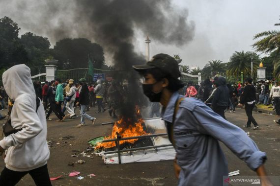 Polisi Berburu Cukong dan Akun Lain di Balik Aksi Demo Ricuh Para Pelajar STM - JPNN.COM