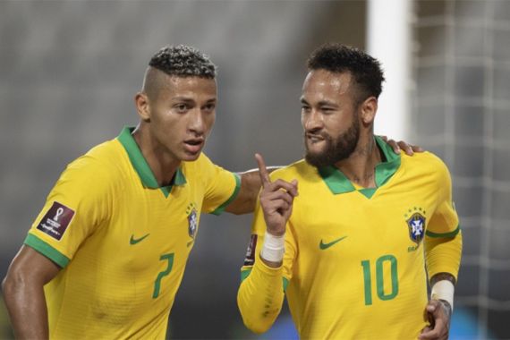 Neymar Trigol, Brasil Menangi Pertarungan Keras Melawan Peru - JPNN.COM