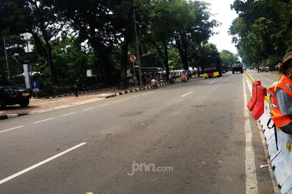 Begini Situasi Dekat Istana Negara Jelang Aksi BEM Seluruh Indonesia - JPNN.COM