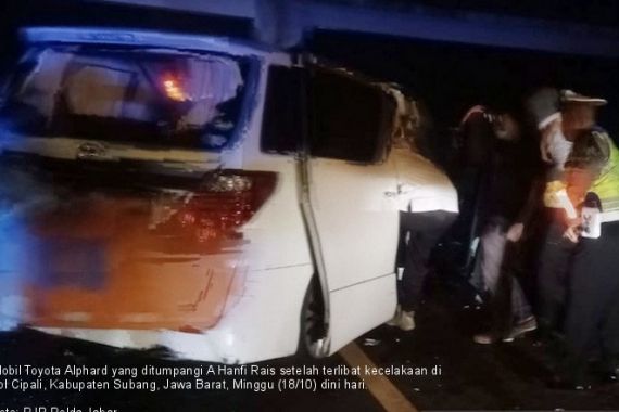 Hanafi Rais Kecelakaan di Tol Cipali, Begini Kronologinya - JPNN.COM