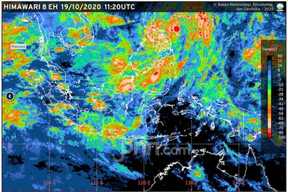 Peringatan Dini BMKG soal Cuaca Buruk di Jabodetabek Malam Ini dan Daftar Wilayahnya - JPNN.COM