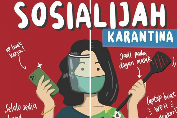 Sosialijah Karantina, Cerita Emak-emak Kocak di Tengah Pandemi - JPNN.COM