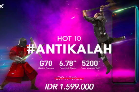 Infinix Hot 10 Resmi Dirilis di Indonesia, Sebegini Harganya - JPNN.COM