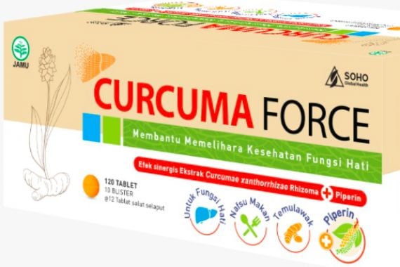 Lindungi Kesehatan Hati dan Jaga Daya Tahan Tubuh dengan Curcuma Force - JPNN.COM