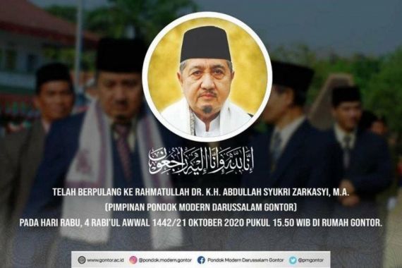 Innalillahi, KH Abdullah Syukri Meninggal, Indonesia Kehilangan Pembina Umat - JPNN.COM