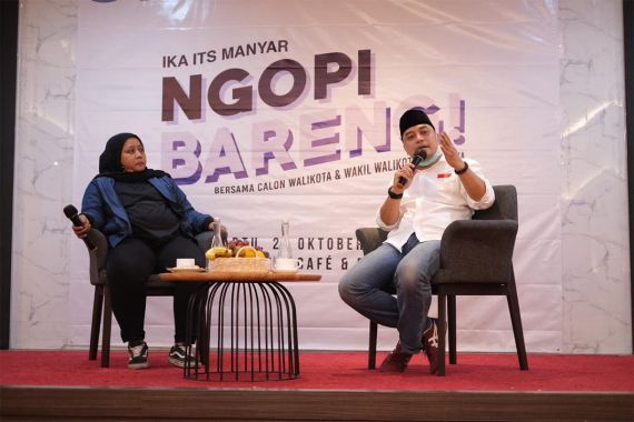 Ngopi Bareng Alumni ITS, Eri Cahyadi Ajak Teknokrat Bangun Kota Surabaya - JPNN.COM