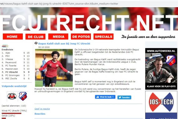 Siapa yang Umumkan Bagus Kahfi ke FC Utrecht? Ya Ampun, Ternyata - JPNN.COM