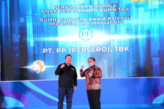 Selamat, PT PP Raih 2 Penghargaan dalam Ajang BUMN Branding dan Marketing Awards 2020 - JPNN.COM