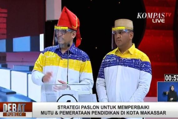 Irman-Zunnun Perkenalkan Komunal Bus di Debat Kandidat Pilkada Makassar - JPNN.COM