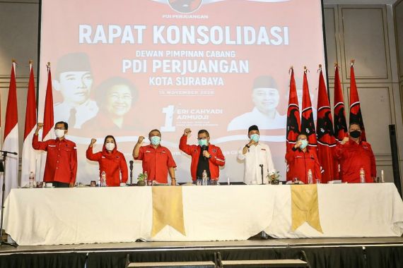 PDIP Puji Militansi 3 Sosok Ini yang Tenggelamkan Machfud Arifin di Surabaya - JPNN.COM