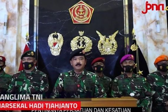 Makna Tersirat Kehadiran 5 Pimpinan Pasukan Elite di Konpers Panglima TNI, Habib Rizieq Perlu Baca Ini - JPNN.COM