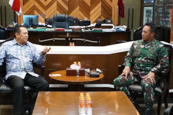 Bertemu Jenderal Andika, Bamsoet Tegas Dukung Pelibatan TNI-Polri - JPNN.COM