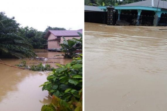 Sungai Meluap, Lebih Seribu Rumah di Langkat Terendam Banjir - JPNN.COM