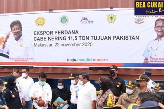 Bea Cukai Lepas Ekspor Perdana di Makassar serta Ternate, Tujuannya ke Pakistan dan Singapura - JPNN.COM