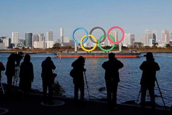 Cincin Olimpiade Raksasa Kembali Terpasang di Tokyo, Pertanda Apa? - JPNN.COM