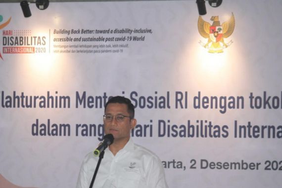 Mensos Bersilaturahmi dengan Tokoh dan Pegiat Hak Penyandang Disabilitas - JPNN.COM