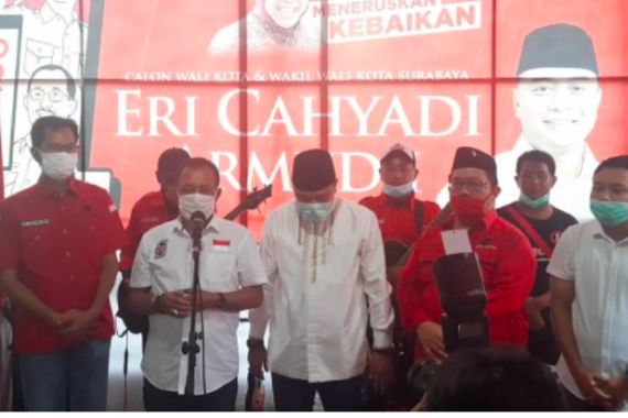 Eri-Armuji Langsung Sampaikan Pidato Kemenangan untuk Warga Surabaya, Ini Isinya - JPNN.COM