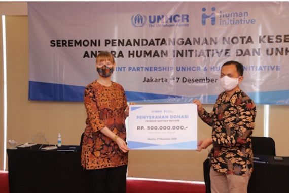 Human Initiative dan UNHCR Bangun Kemitraan Strategis Untuk Pengungsi - JPNN.COM