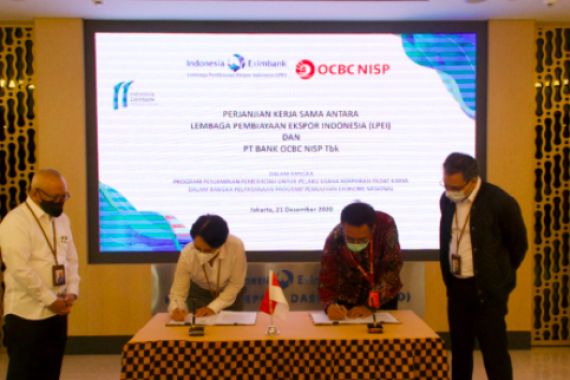 Percepat PEN, LPEI Teken Program Jaminah dengan Bank OCBC NISP - JPNN.COM