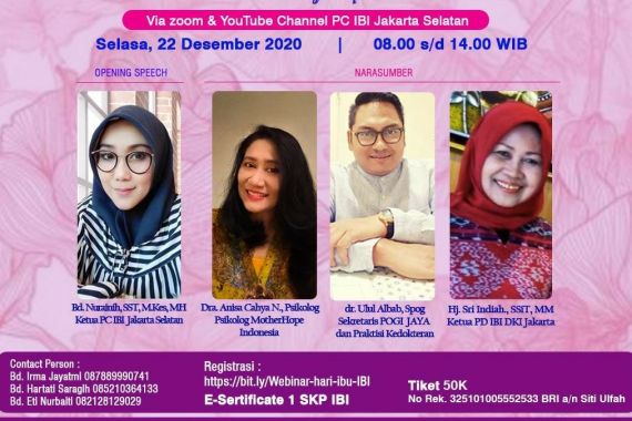 Peringati Hari Ibu, IBI Gelar Webinar Cara Hidup Sehat di Era Pandemi Covid-19 - JPNN.COM