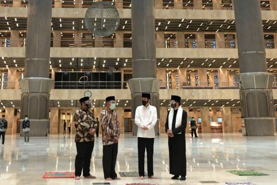 Resmikan Renovasi Masjid Istiqlal, Jokowi Berharap Rakyat Indonesia Semakin Bangga - JPNN.COM