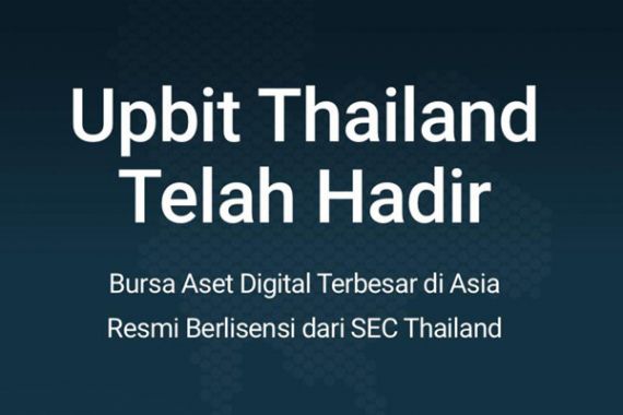 Lebarkan Sayap, Upbit Kini Hadir di Thailand - JPNN.COM