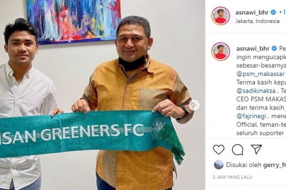 Pamit ke Bos PSM, Asnawi Resmi Umumkan Kepindahannya ke Ansan Greeners FC - JPNN.COM