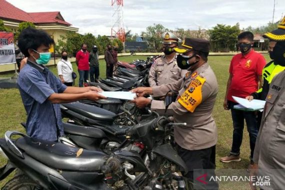 Terima Kasih Pak Polisi karena Telah Menemukan 245 Motor Curian - JPNN.COM