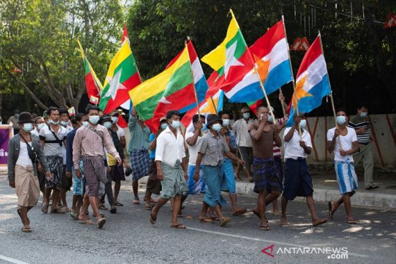 Kudeta Sukses, Militer Myanmar Tutup Semua Akses Transportasi Udara - JPNN.COM