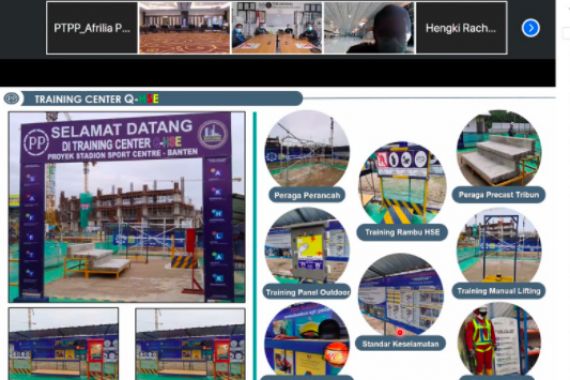 PT PP Lakukan Project Visit Virtual Proyek Stadion Banten - JPNN.COM