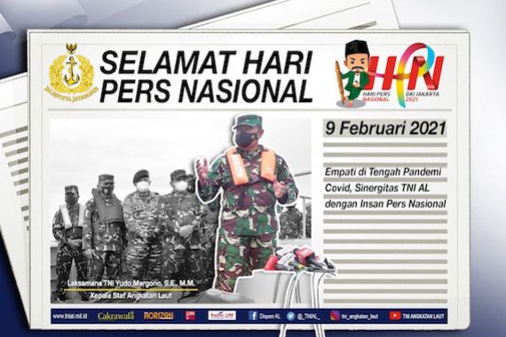 TNI AL Bersama Insan Pers Bersinergi dan Berempati di Tengah Pandemi Covid - JPNN.COM