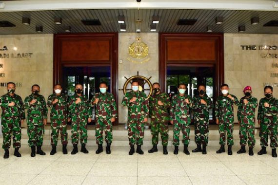 KSAL Melepas 8 Purnawirawan Pati TNI AL Termasuk Mayjen Marinir Budi Purnama - JPNN.COM
