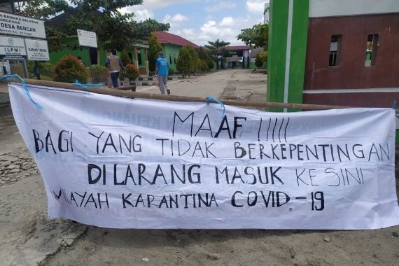 Pemprov Babel Karantina Desa Bencah karena Penularan Covid-19 Sudah Mengkhawatirkan - JPNN.COM