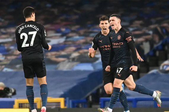 Pukul Everton, Manchester City Makin Kukuh di Puncak Klasemen - JPNN.COM