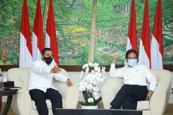 Kunjungi Menteri ATR/BPN, Komjen Agus Andrianto Tegaskan Komitmen Berantas Mafia Tanah - JPNN.COM