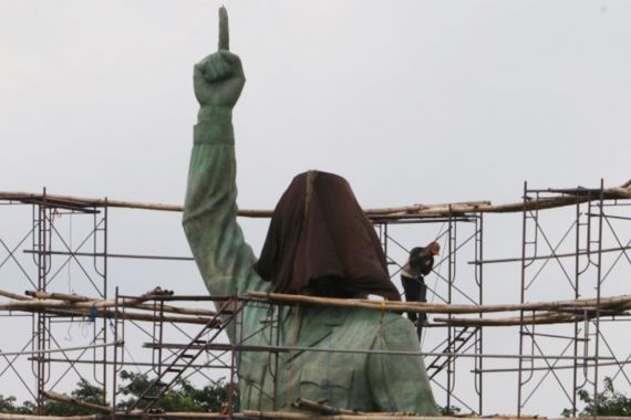 Patung Bung Karno Tertinggi di Dunia Bakal Berdiri di Sini, Rp 11 M, Menghadap ke Selatan - JPNN.COM