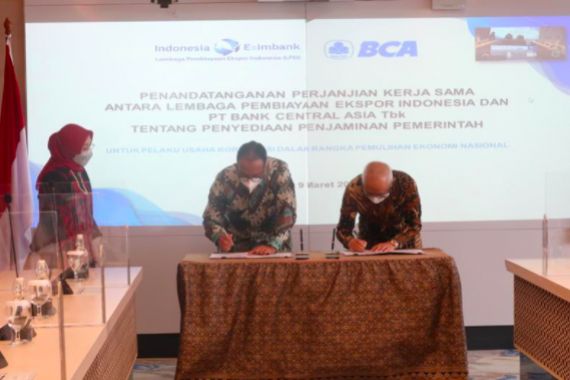 LPEI dan BCA Jalin Kerja Sama Perjanjian Penjaminan Pemerintah - JPNN.COM