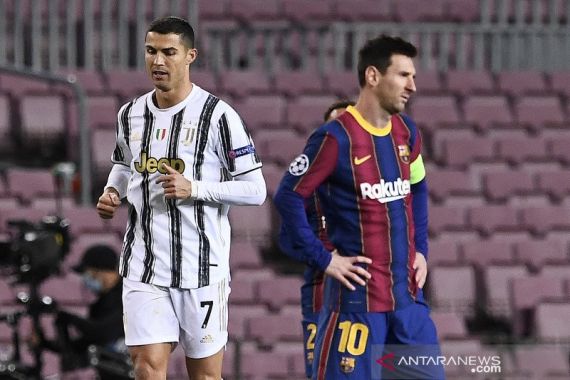 Pertama kali! Messi dan Ronaldo tak Beraksi di Perempat final Liga Champions - JPNN.COM